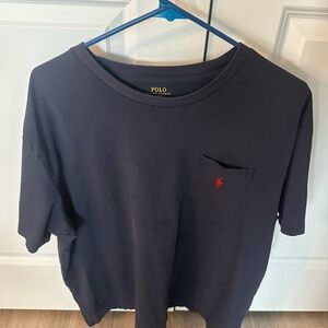 Polo by Ralph Lauren Black Tee with Yellow Print